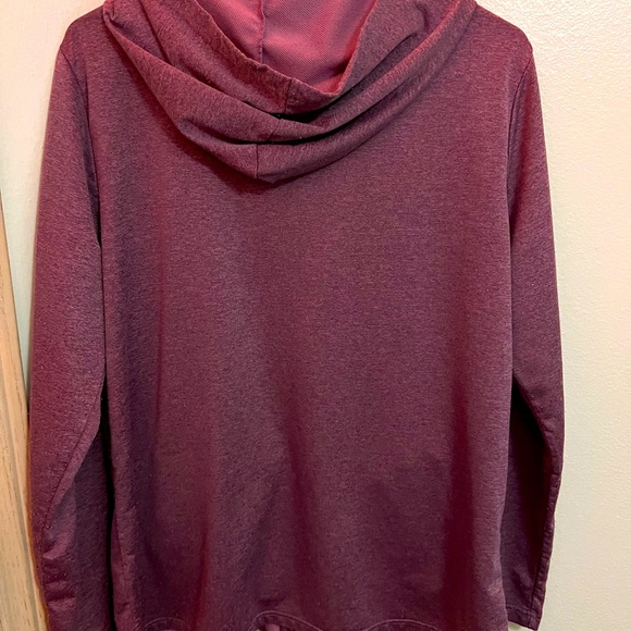 Used. Purple Zip Up Jacket. Thin. Two pockets on side. Smoke-Free Home. - Picture 3 of 3